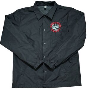 Knocked Loose Button Up Windbreaker Jacket 2024 Fall Tour Mens XL Hardcore